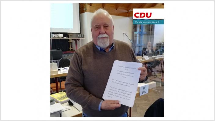 CDU stimmt Haushalt 2021 zu